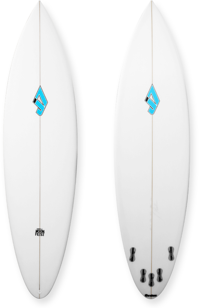 Twin Surfboards White Background PNG Image