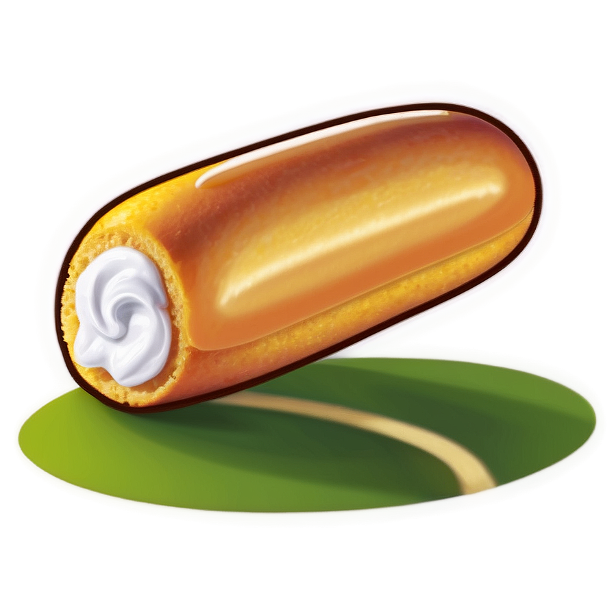 Twinkie Snack Cake Illustration PNG Image