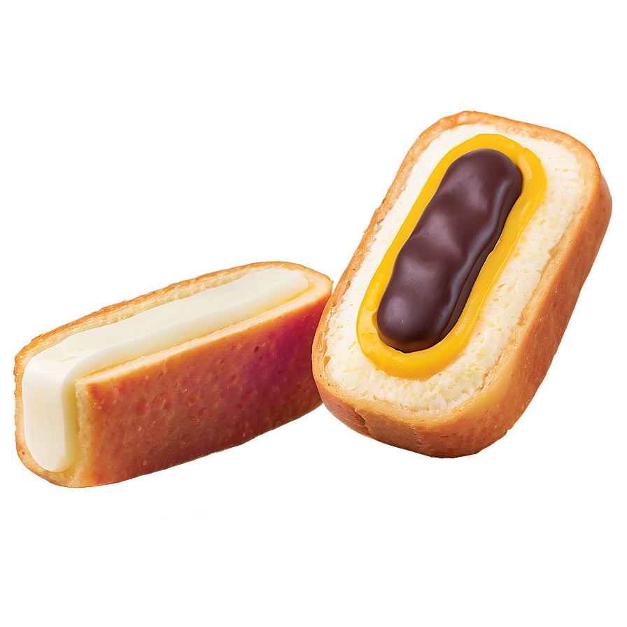 Twinkie Snack Cakes Cut Open PNG Image