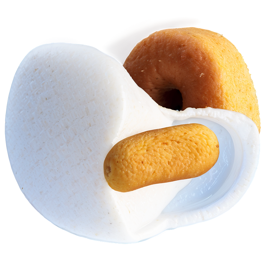 Twinkiewith Cream Filling Illustration PNG Image