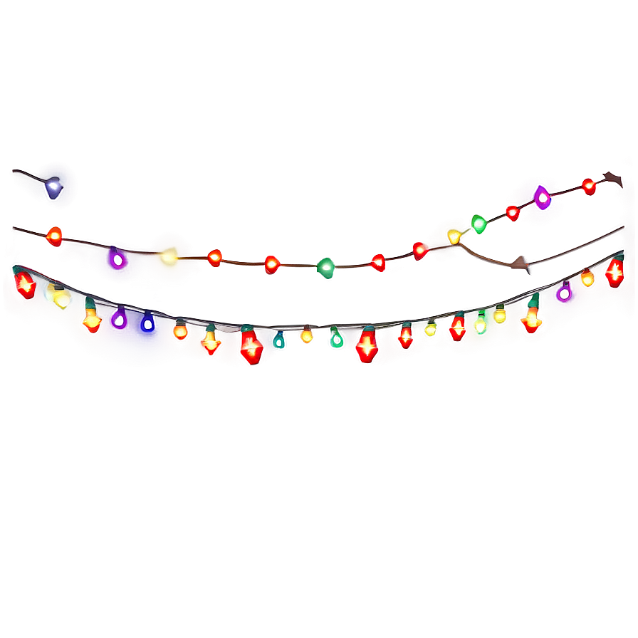 Twinkle Christmas String Lights Png 31 PNG Image