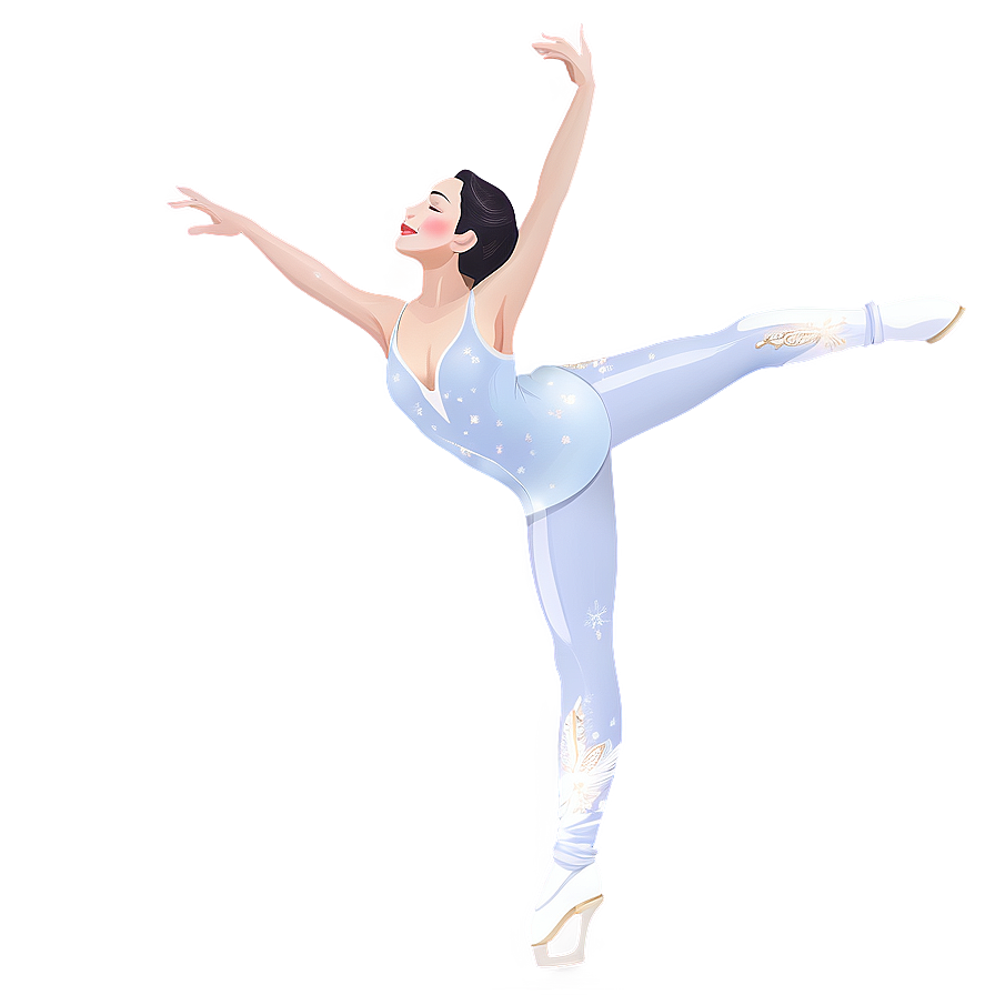 Twirling Figure Skater Png Kxe PNG Image