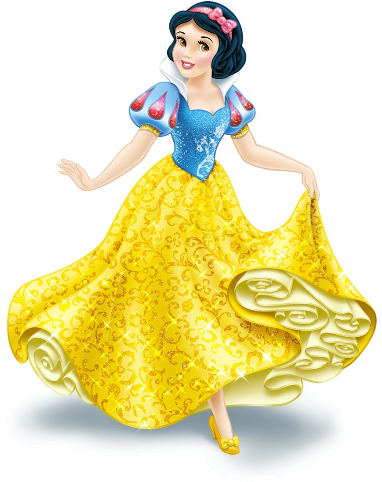 Twirling Snow White Character PNG Image