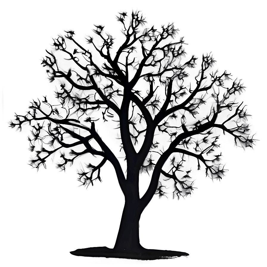 Twisted Black Tree Png 6 PNG Image