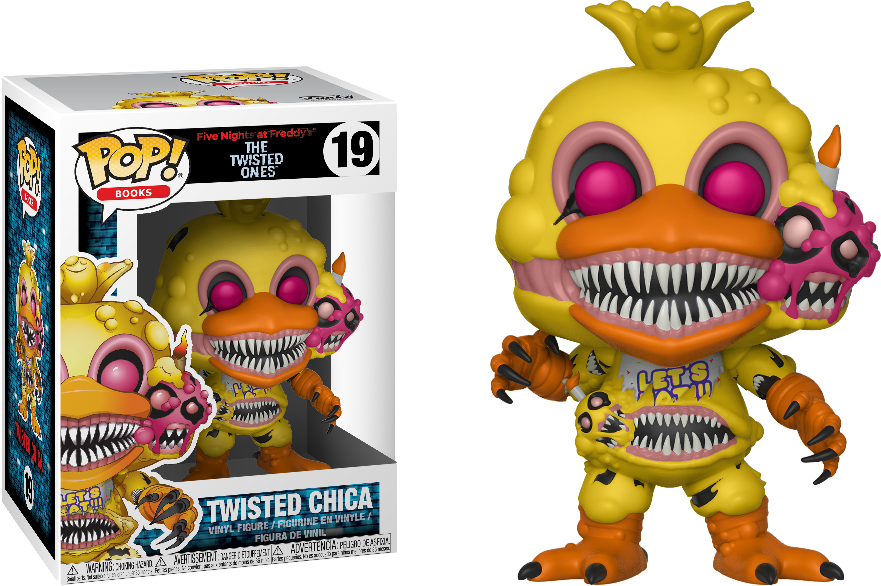 Twisted Chica Funko Pop PNG Image