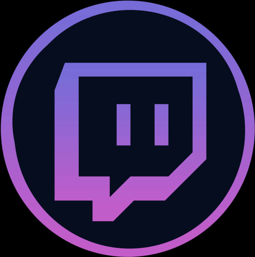 Twitch Logo Glitch Icon PNG Image