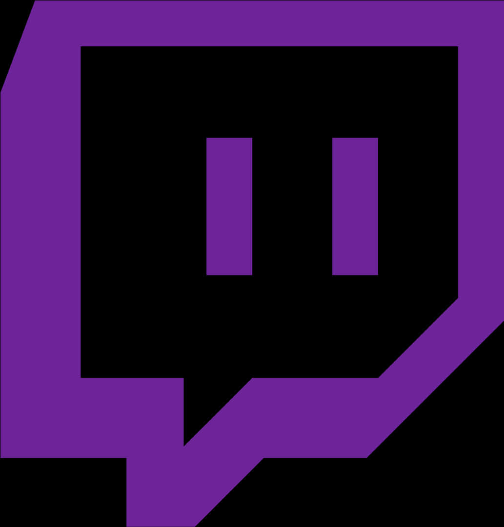 Twitch Logo Purple Background PNG Image