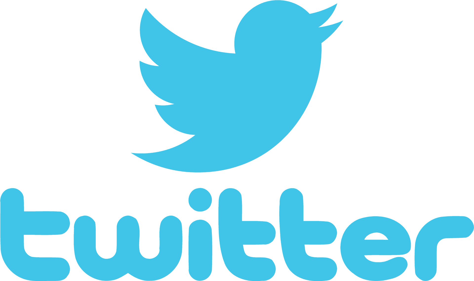 Twitter Logo Blue Bird PNG Image