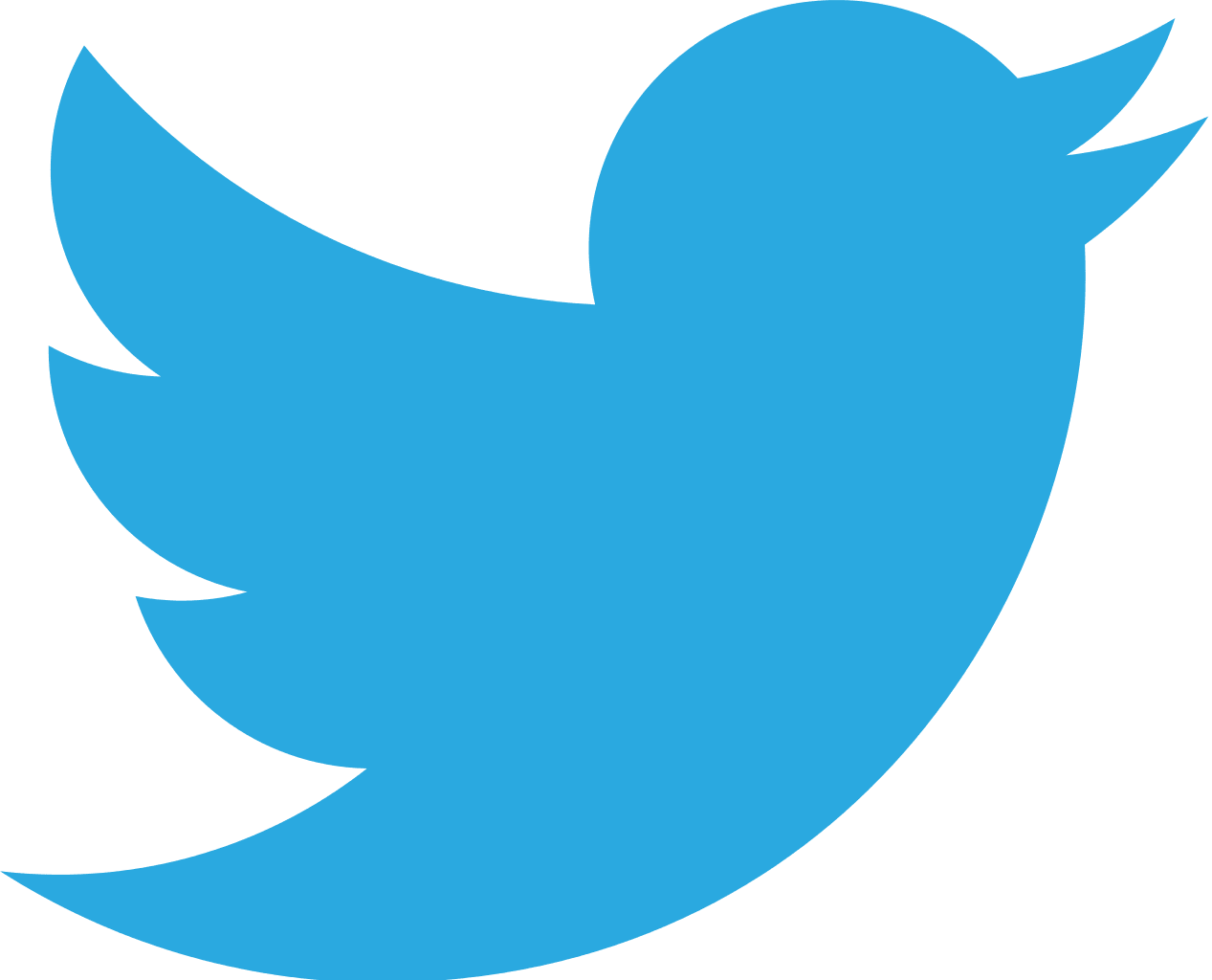 Twitter Logo Blue Bird PNG Image