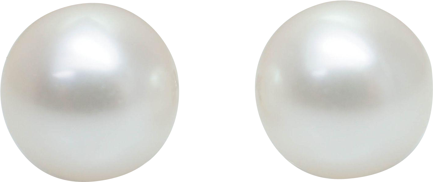 Two Pearls Sideby Side PNG Image