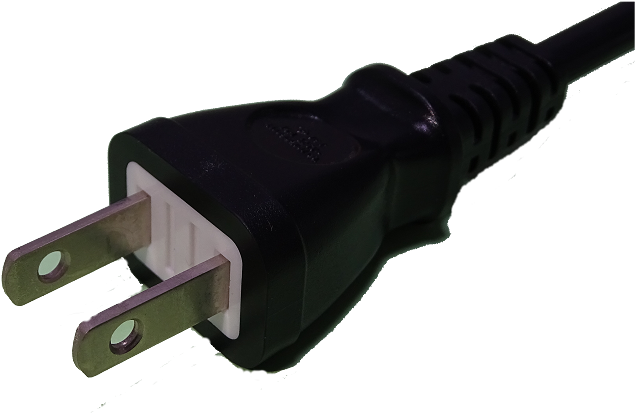 Two Prong Power Plug PNG Image