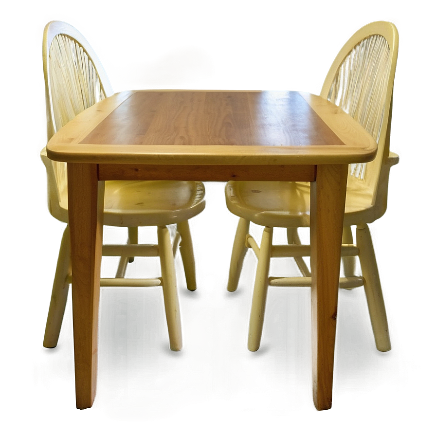 Two-tone Dining Table Png 06122024 PNG Image