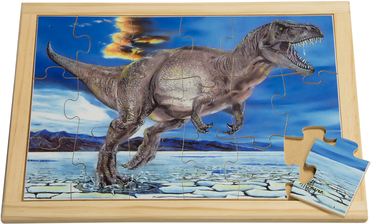 Tyrannosaurus Rex Puzzle Missing Piece PNG Image