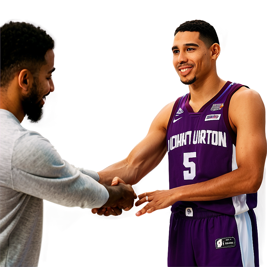 Tyrese Haliburton Signature Handshake Png Vwq PNG Image