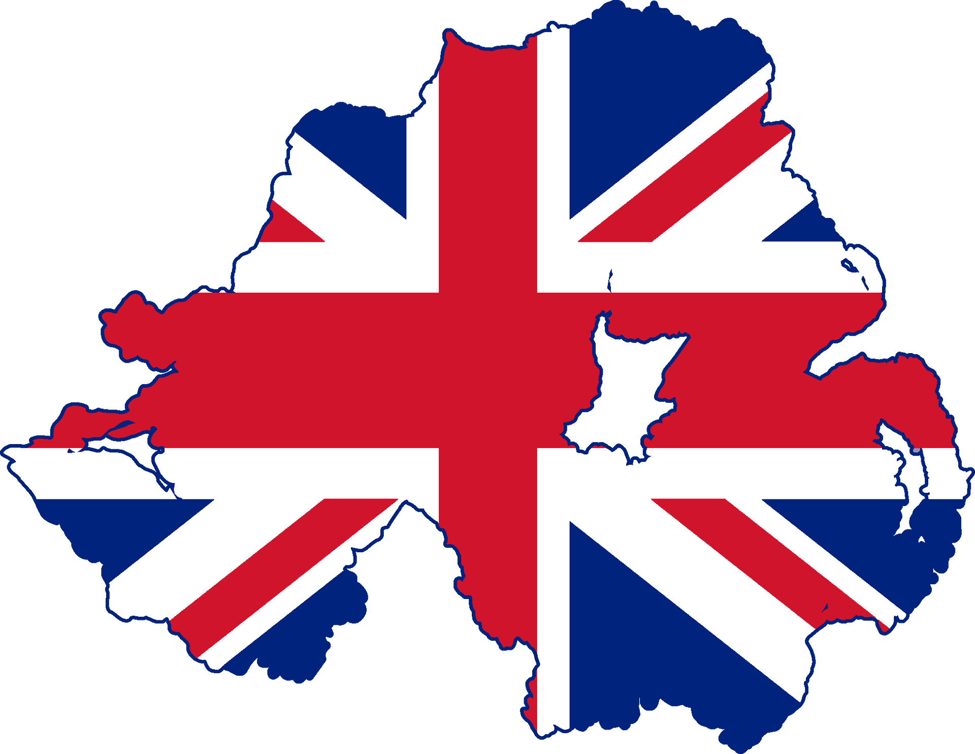 U K Flag Map Illustration PNG Image