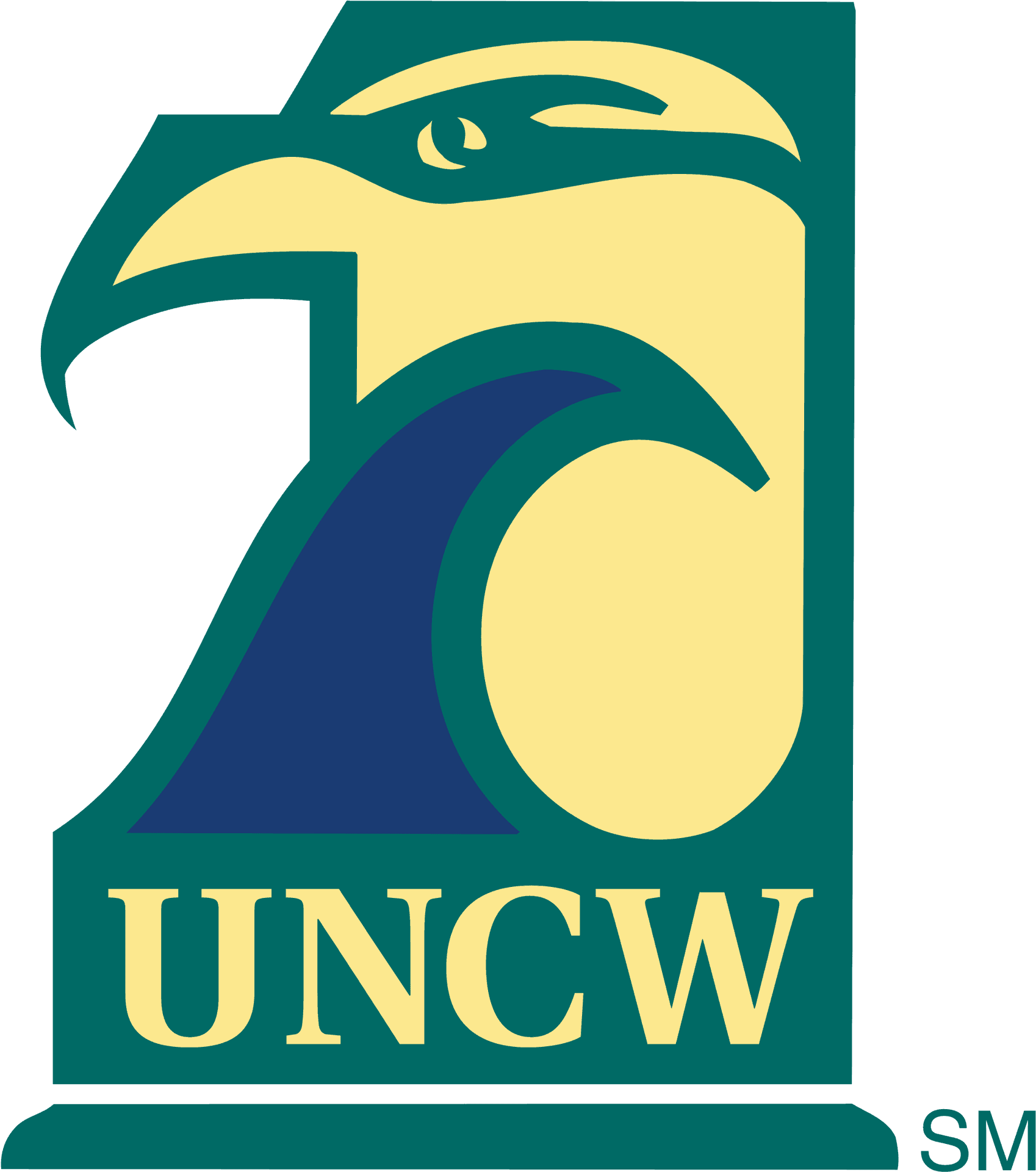 U N C W Seahawk Logo PNG Image