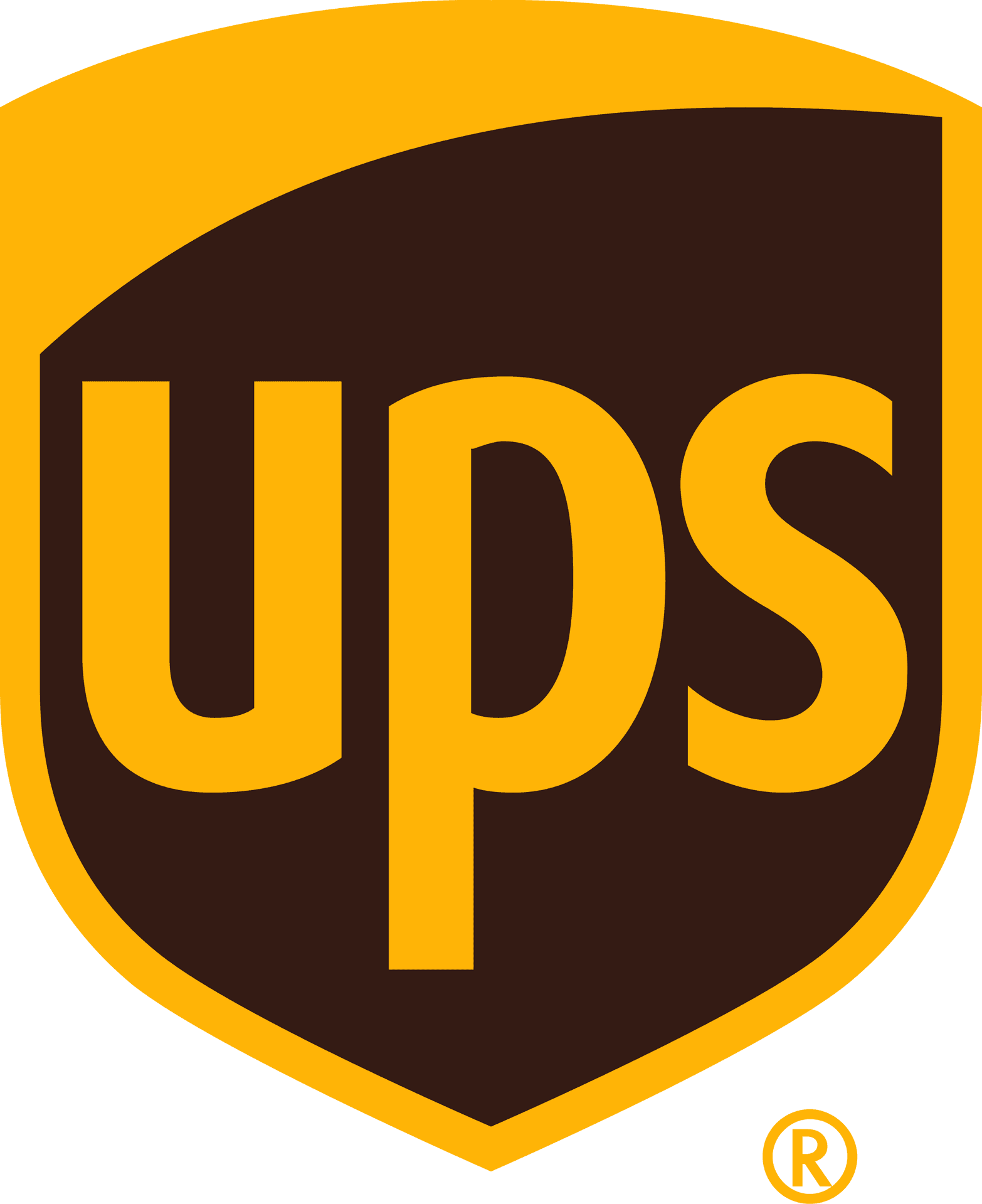 U P S Logo Shield Design PNG Image