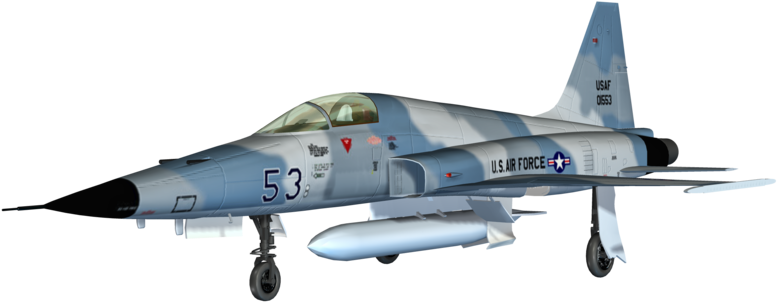 U S A F Fighter Jet Side View PNG Image