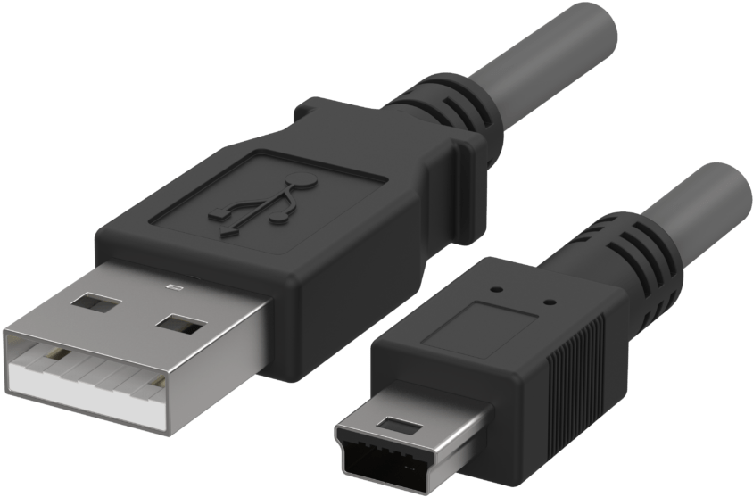 U S B Cable Connectors Isolated PNG Image