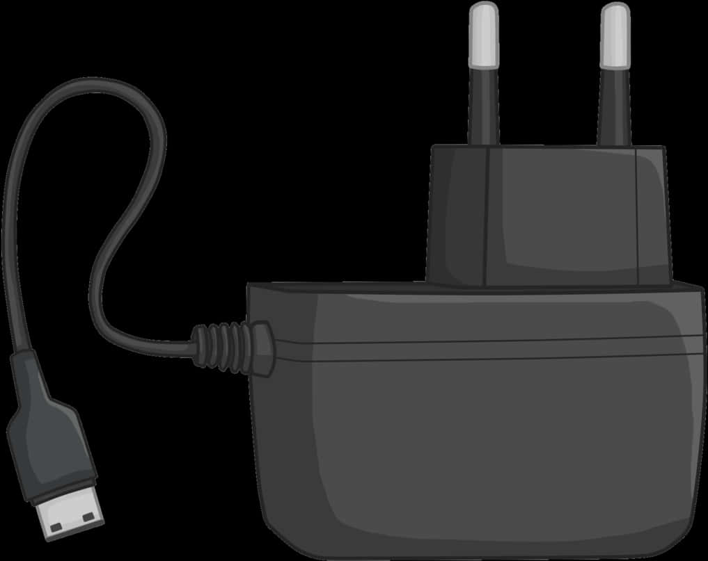 U S B Phone Charger Graphic PNG Image