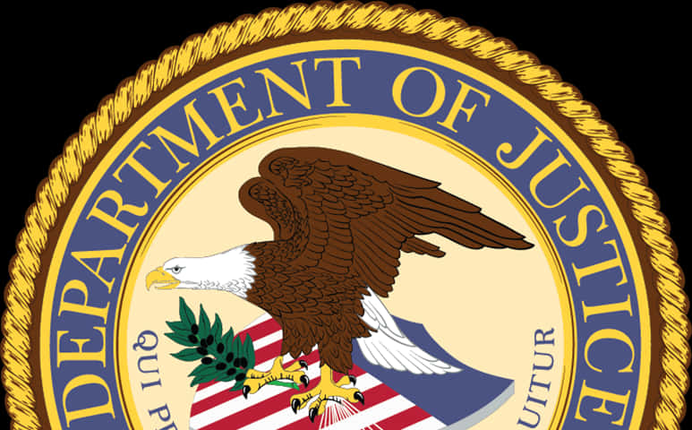 U S Departmentof Justice Seal PNG Image