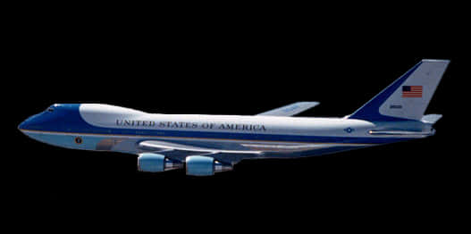 U S Presidential Aircraftin Flight PNG Image