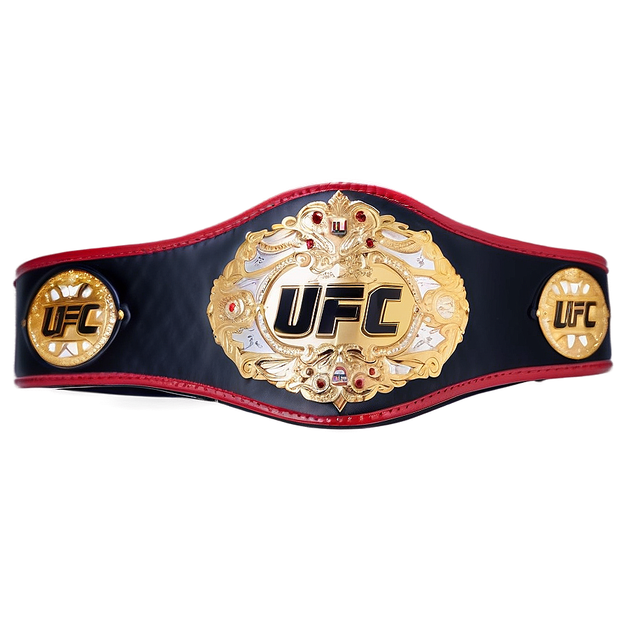 Ufc Elite Championship Belt Png Bgl PNG Image