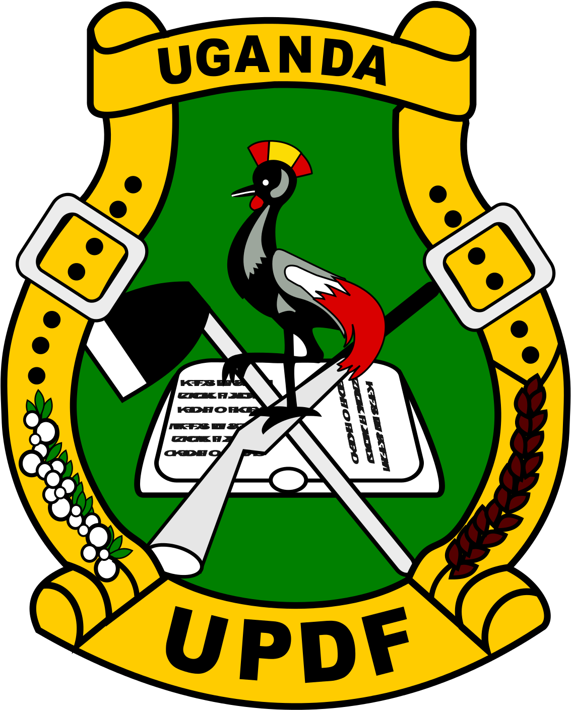 Uganda Military Emblem PNG Image