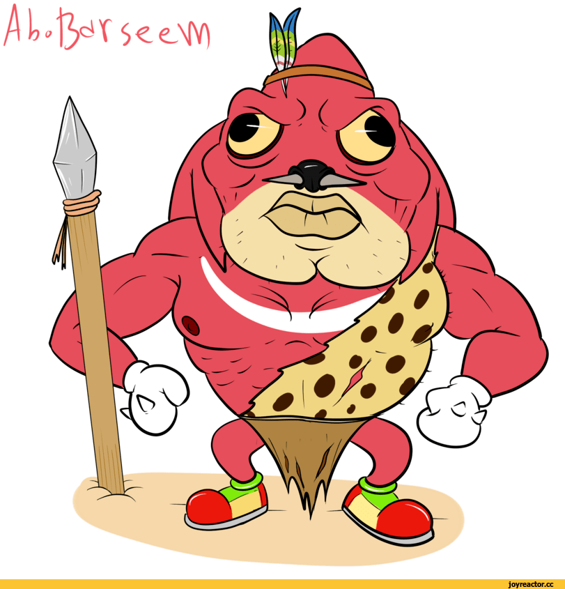 Ugandan_ Knuckles_ Warrior_ Illustration PNG Image