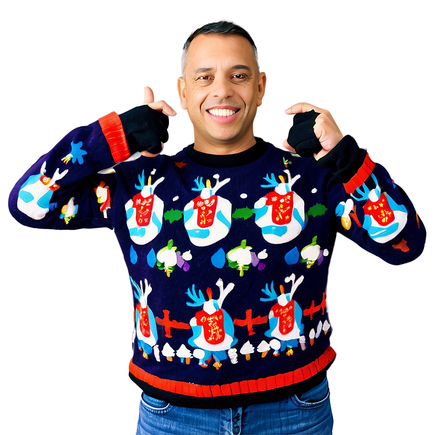 Ugly Christmas Sweater Contest Winner Png 44 PNG Image