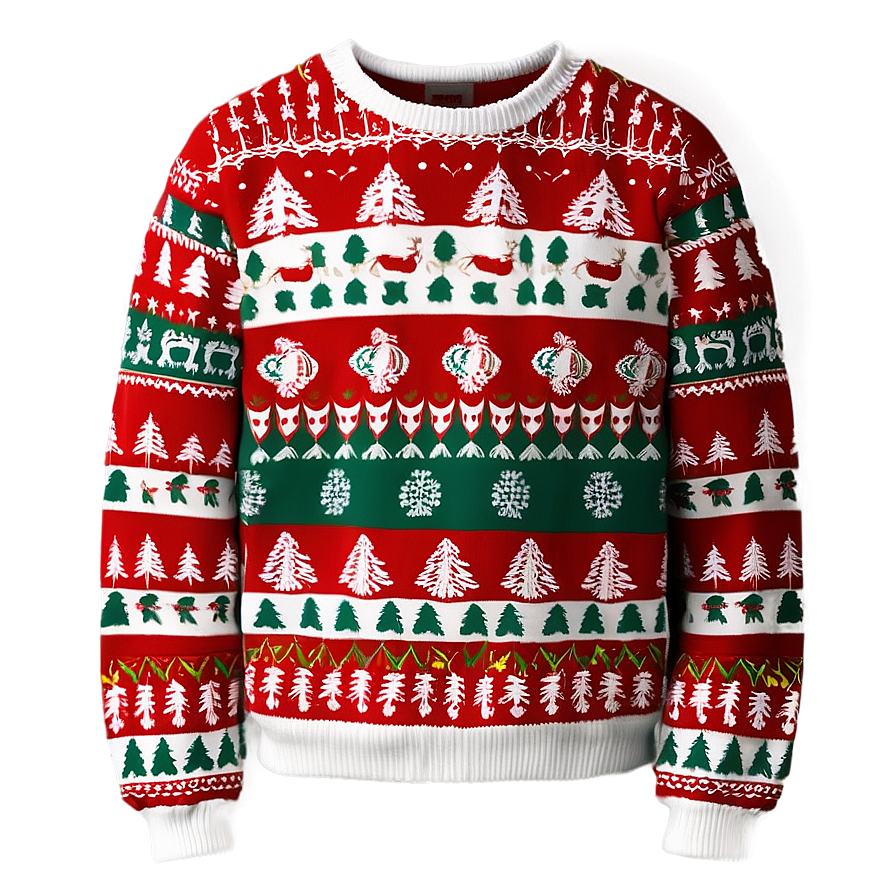 Ugly Christmas Sweater Day Celebration Png Ane PNG Image