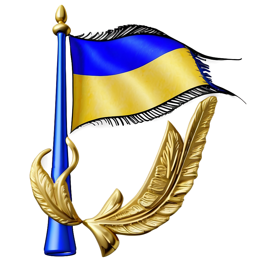 Ukraine Flag Emblem Png Sod58 PNG Image