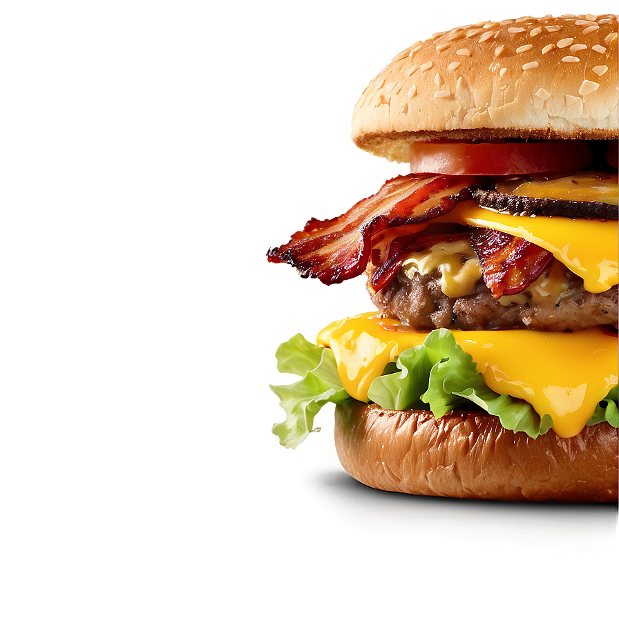 Ultimate Bacon Cheeseburger Png Xwa6 PNG Image