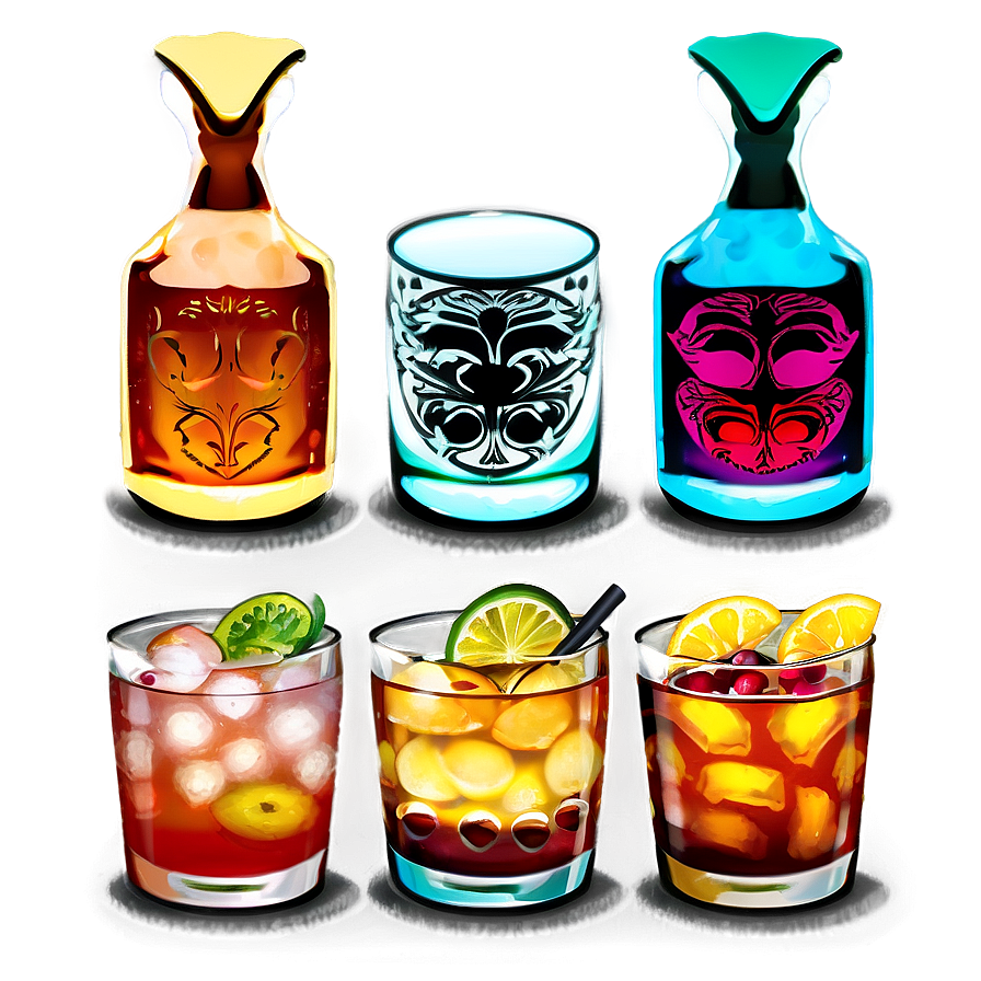 Ultimate Cocktail Collection Png 05242024 PNG Image