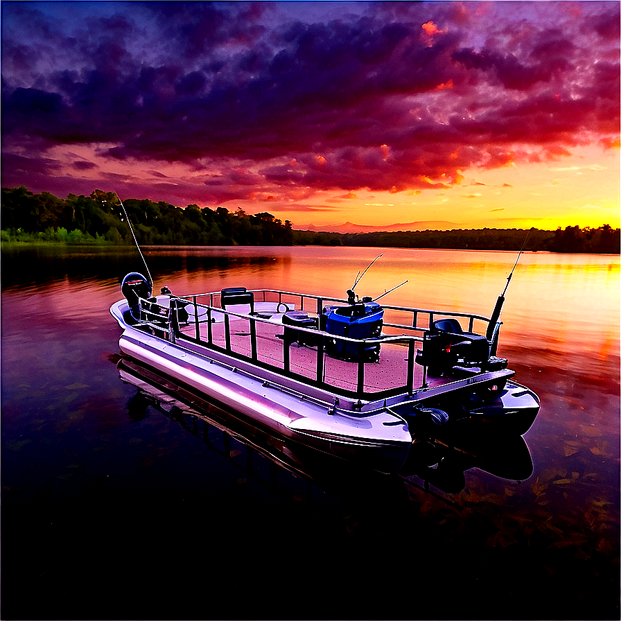 Ultimate Fishing Pontoon Setup Png Nck PNG Image