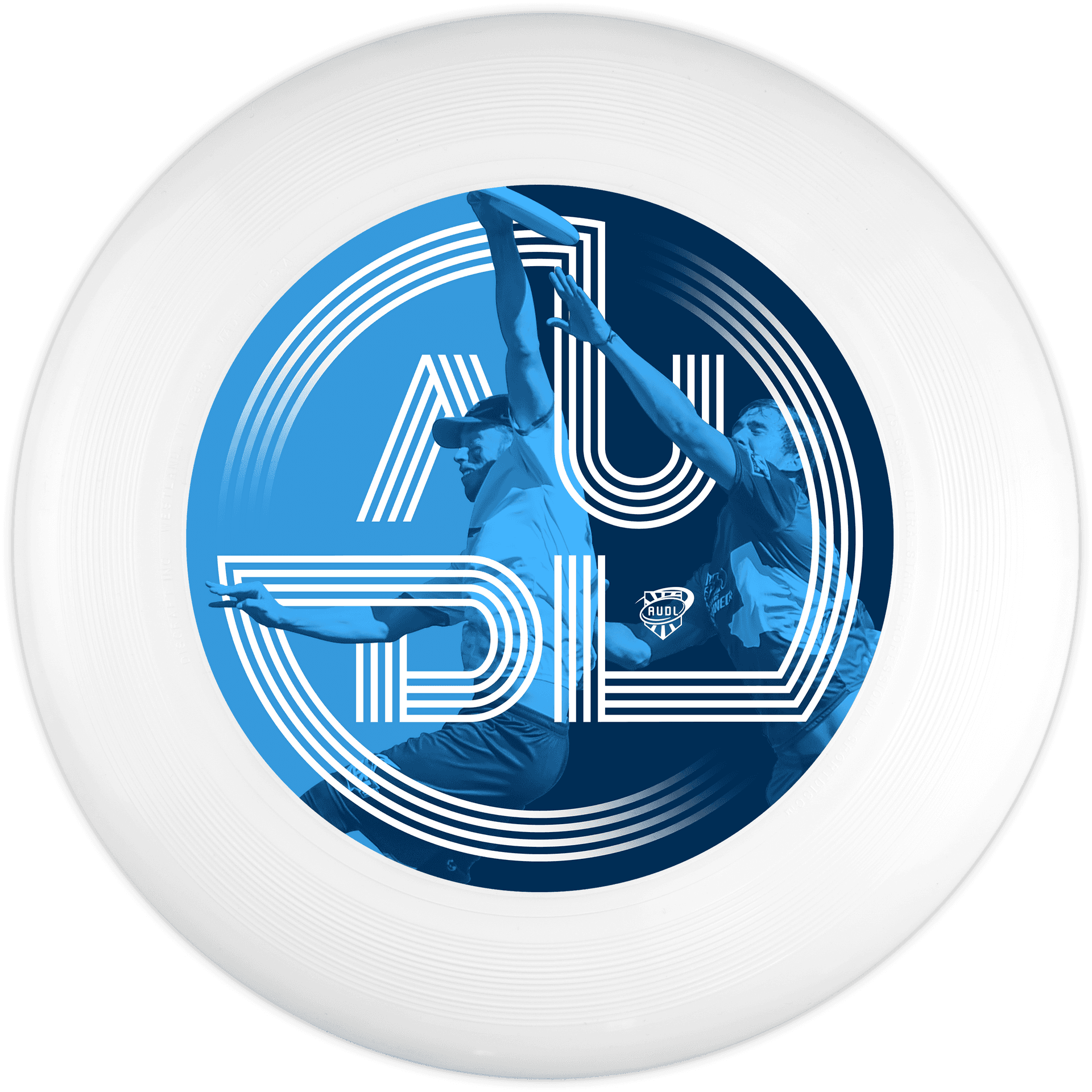 Ultimate Frisbee Action Graphic Disc PNG Image