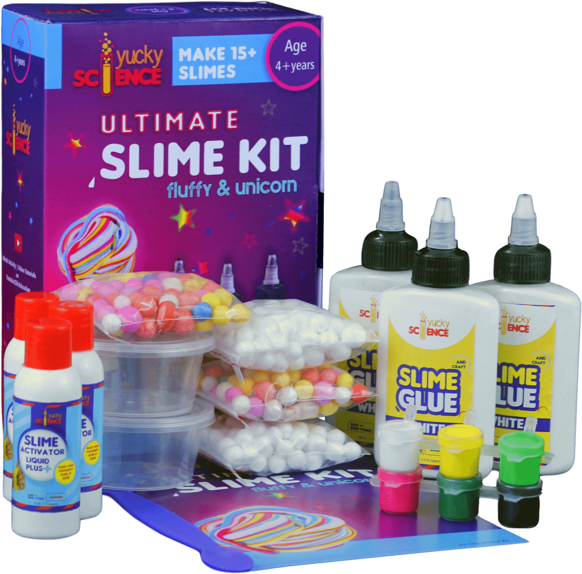 Ultimate Slime Kit Contents PNG Image