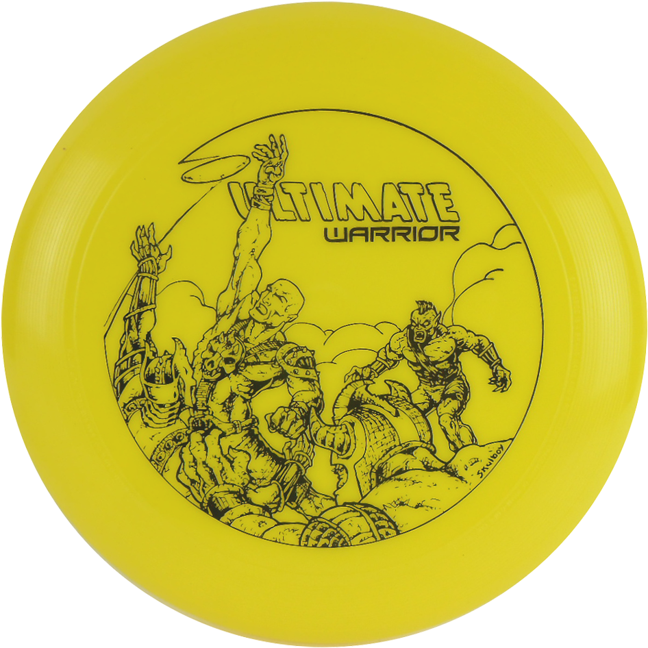 Ultimate Warrior Frisbee Design PNG Image