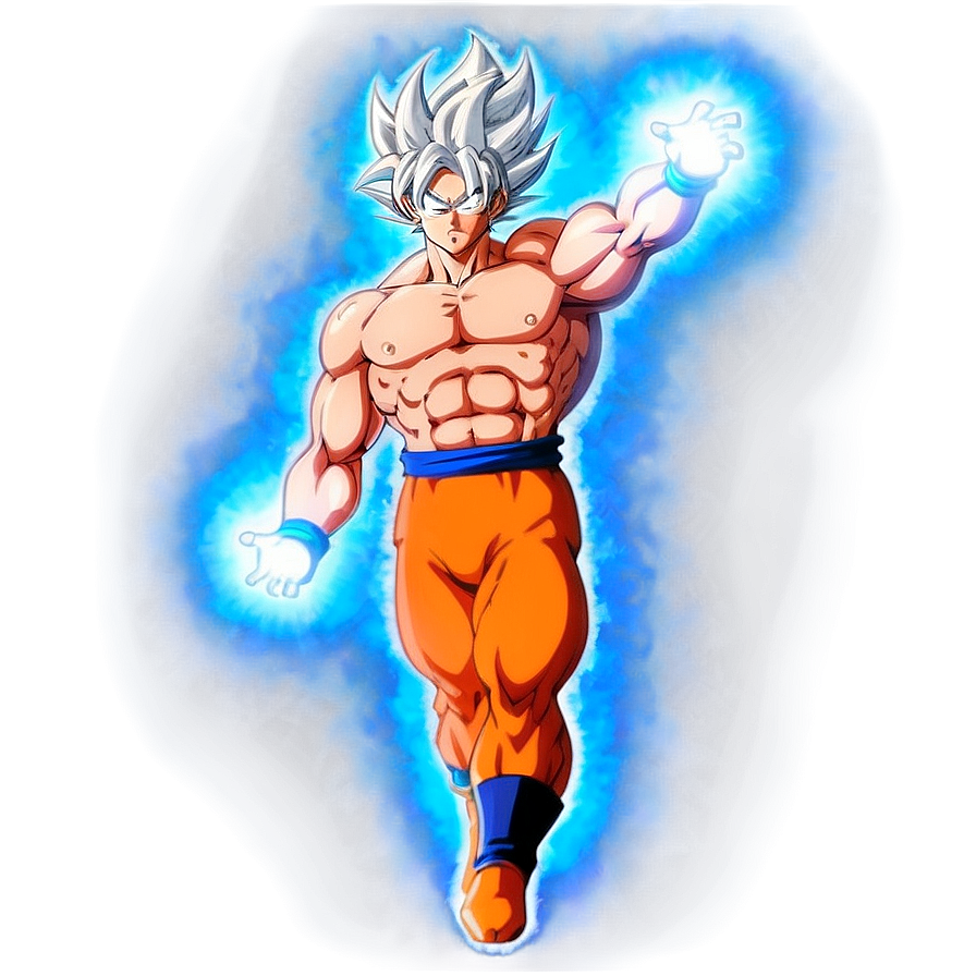 Ultra Instinct Electrifying Aura Png Aoj PNG Image