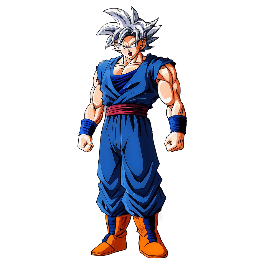 Ultra Instinct Goku A PNG Image