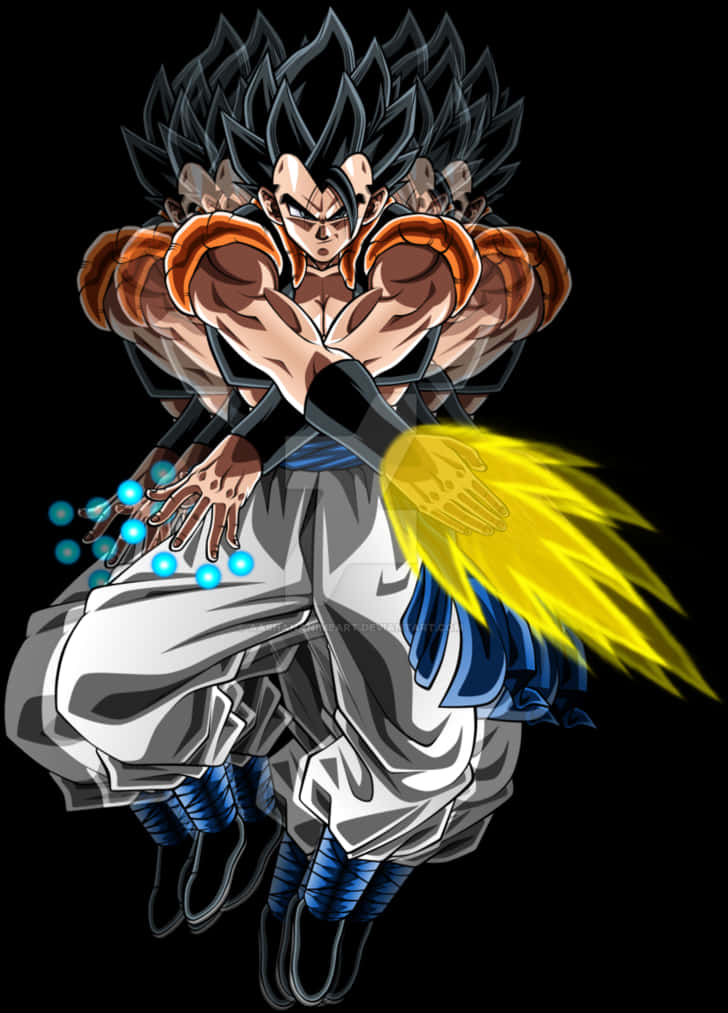 Ultra Instinct Goku Power Stance PNG Image