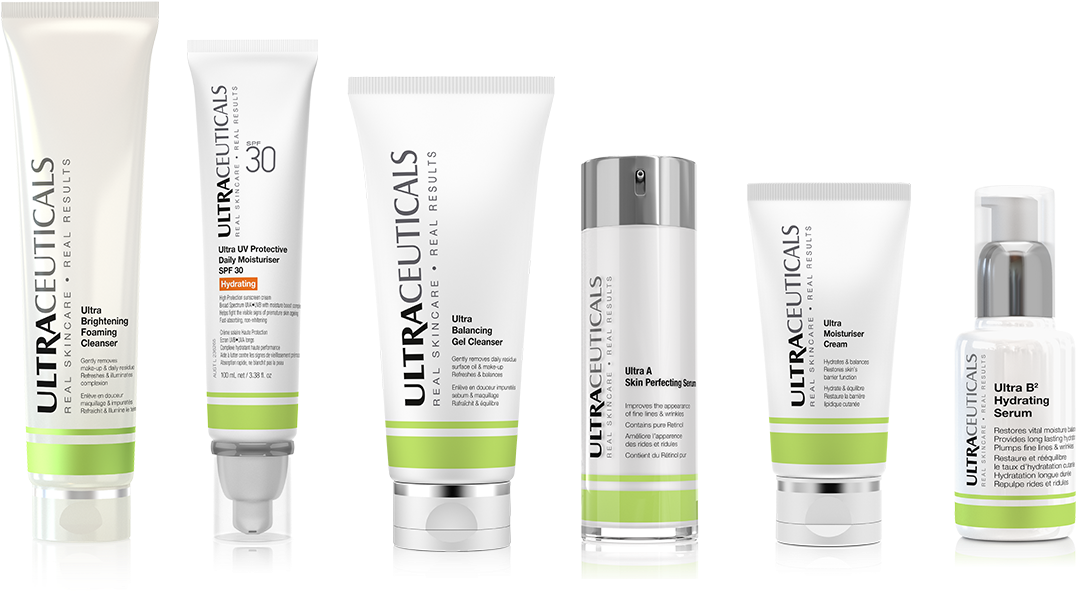 Ultraceuticals Skincare Product Lineup PNG Image