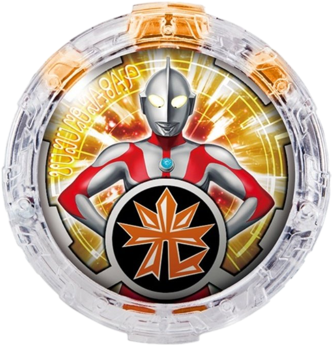 Ultraman Medallion Artwork PNG Image