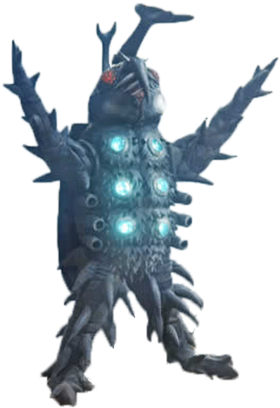 Ultraman Monster Glowing Eyes PNG Image