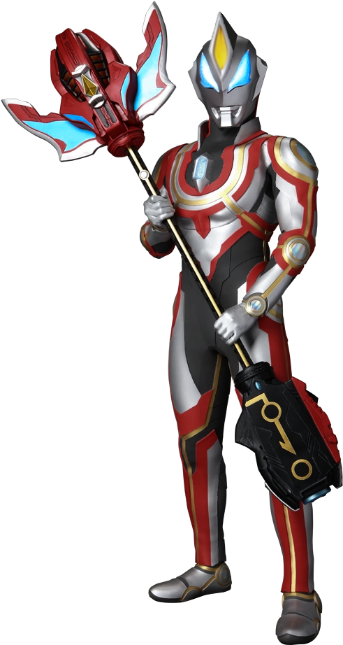 Ultramanwith Lanceand Shield PNG Image