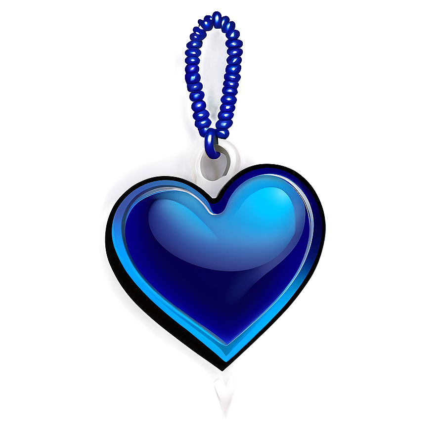 Ultramarine Blue Heart Icon Png 06272024 PNG Image