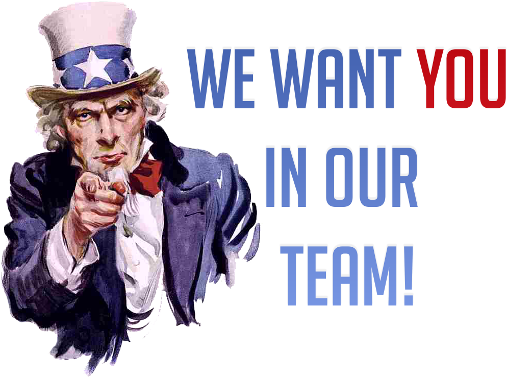 Uncle Sam Recruitment Poster PNG Image