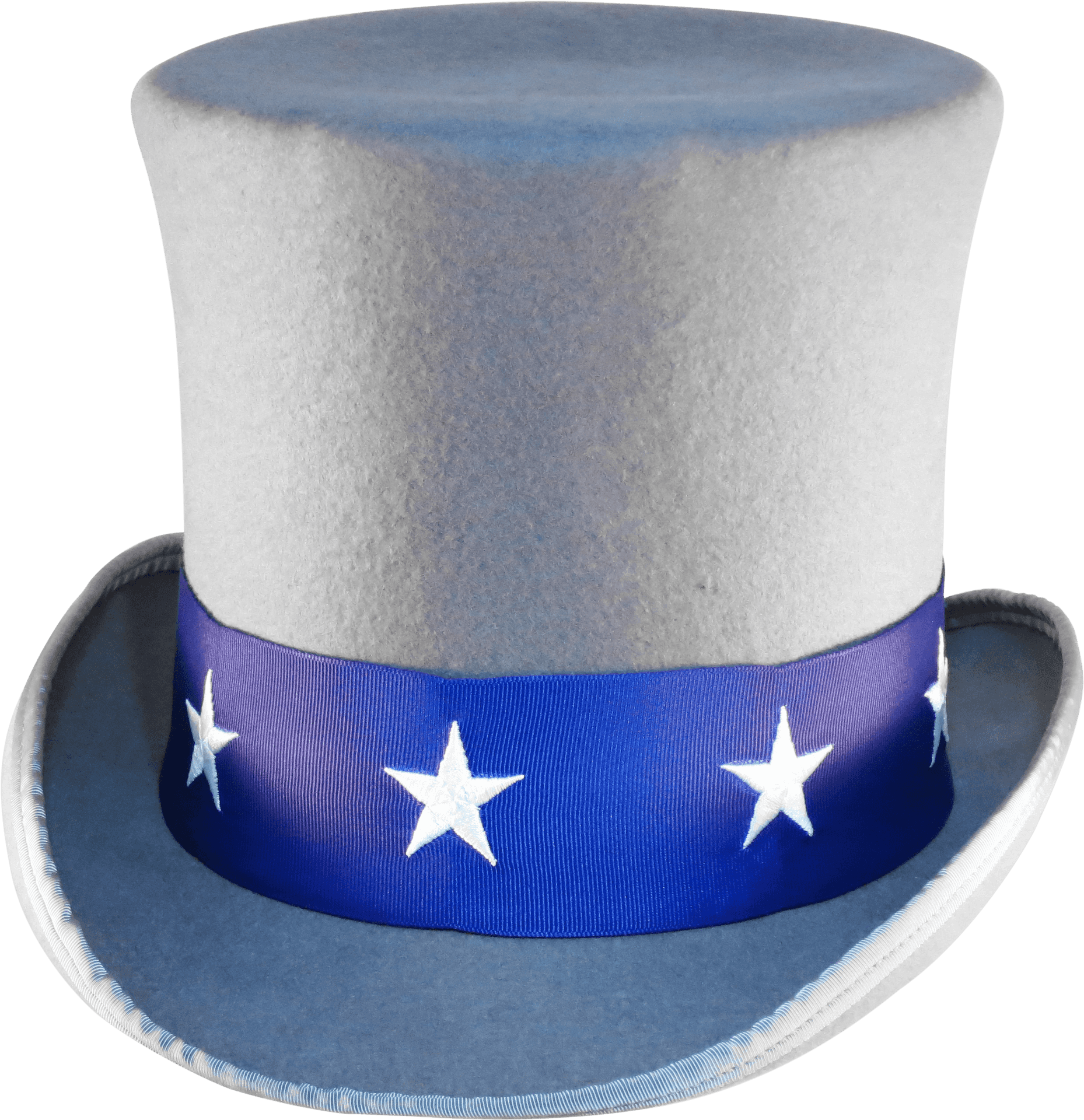 Uncle Sam Style Top Hat PNG Image