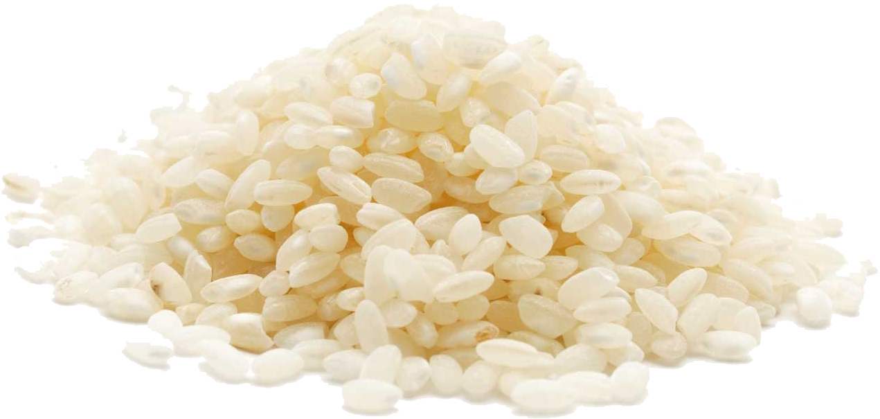 Uncooked White Rice Pile PNG Image