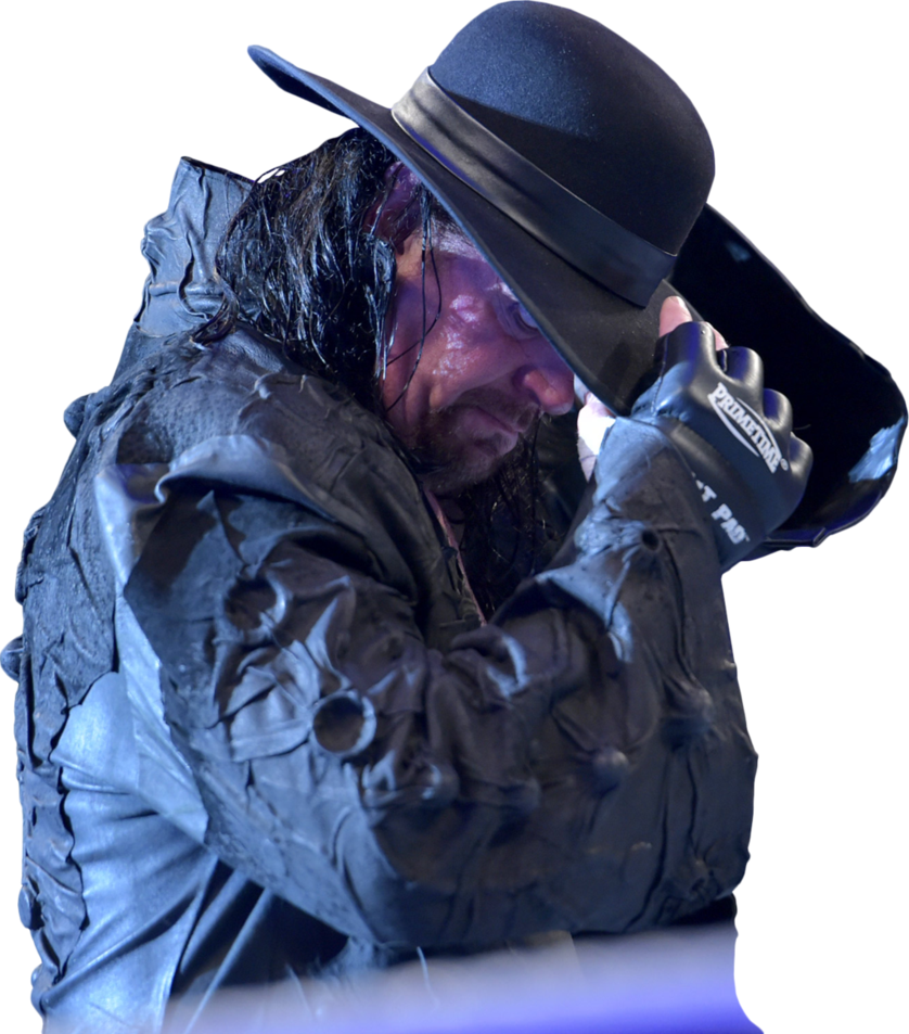 Undertaker Wrestling Legend Pose PNG Image